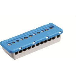 ΑΒΒ F0732 Μπάρα ουδετέρου N 5x16mm + 6x6mm μπλε