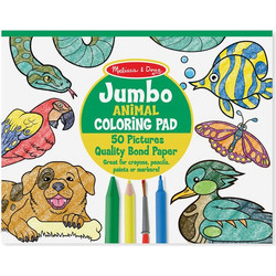 Melissa & Doug Μπλοκ Ζωγραφικής Jumbo Ζώα mix 50 σελ. Κωδικός 14200