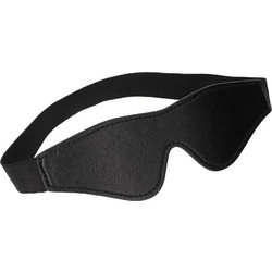 FETISH SUBMISSIVE MASK VEGAN LEATHER BLACK