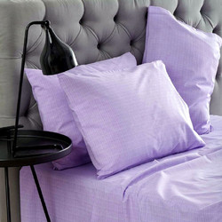 SB Home Σετ Σεντόνια Υπέρδιπλα Βαμβακερά 220x240 Lucifer Lilac