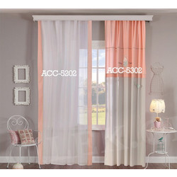 Cilek Παιδική Κουρτίνα με Τρέσα 150x260 ACC-5202 White/Pink