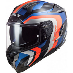 LS2 Challenger FF327 Galactic Blue / Fluo Orange Κράνος Μηχανής Full Face 1420gr