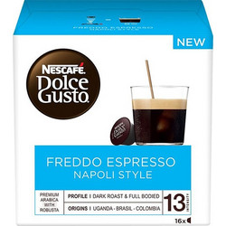 Nescafe Κάψουλες Espresso Freddo Napoli Style Συμβατές με Μηχανή Dolce Gusto 16τμχ