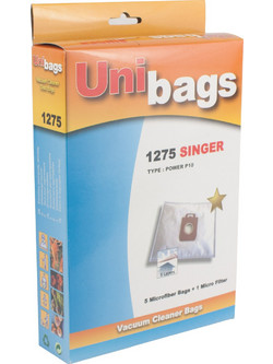 Unibags 1275 Σακούλες Σκούπας 5τμχ Συμβατές με Σκούπα Nilfisk / Singer