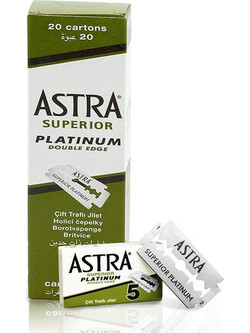 Astra Superior Platinum Double Ανταλλακτικές Λεπίδες 100τμχ