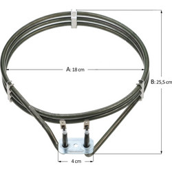Αντίσταση Αέρος Φούρνου Aeg, Electrolux, Zanker, Zanussi, Zoppas / 2000 Watt