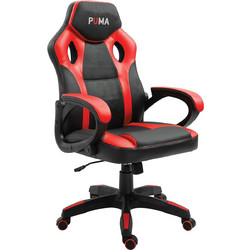 Varossi Puma Καρέκλα Gaming Δερματίνης Μαύρη Πράσινη 500-053