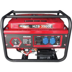 Plus HZB 3500E Γεννήτρια Βενζίνης Μονοφασική με Μίζα 3KVA