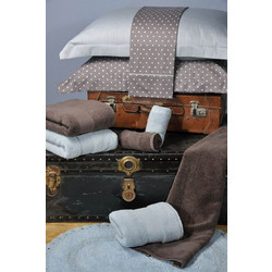 Down Town Home Πάπλωμα Μονό 170x240 Mini Dots Brown-Aqua