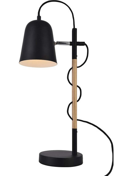 Viokef 4163800 Πορτατίφ E14 Μαύρο Π22xΥ50cm