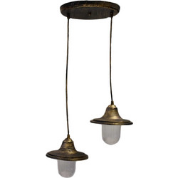 Heronia Lighting LP-700 Pendel 2/L Κρεμαστό Φωτιστικό Οροφής Δίφωτο 11-0112