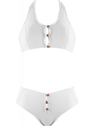 Gsecret Bikini Set Μπουστάκι με Ενίσχυση Λευκό 962-14232