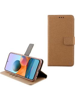 Volte-Tel Allure Magnet Book Stand Clip Θήκη Πορτοφόλι Gold (Xiaomi Redmi Note 10 Pro)