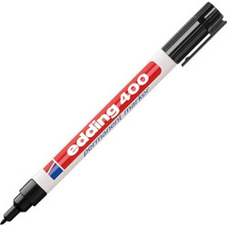 Μαρκαδόρος Ανεξίτηλος EDDING 400 1 mm (Μαύρο) (4-400001) (EDD3666001BK)