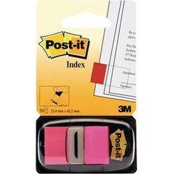 Σελιδοδείκτες 3M Post-It 25.4 χ 43.2 mm (Φωσφοριζέ Ρόζ) (MMM680FPNK)