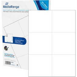 MediaRange Ετικέτες Γενικής Χρήσης 105x99mm. Λευκές (300 Pack) (MRINK144)