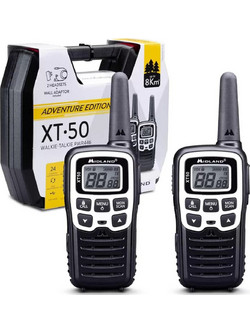 Midland XT50 Adventure Duo Black White