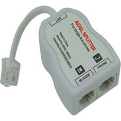 Τηλεφωνικό Φίλτρο + Splitter Lancom ADSL2 Για PSTN - White T209-ADSL2 KXN