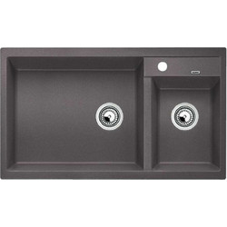 Blanco Metra 9 Ένθετος Νεροχύτης Γρανίτη Rock Grey 86x50cm
