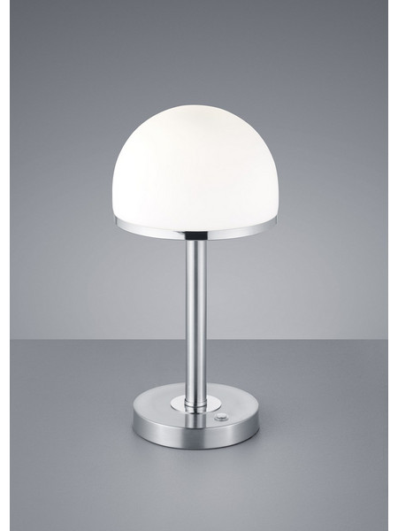 Trio Lighting 527590107 Πορτατίφ LED Λευκό Ασημί Φ19.5xΥ39cm