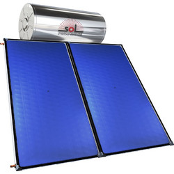 SOL- Violaris Exclusive Glass 4.10τ.μ. Ηλιακός Θερμοσίφωνας 200lt Διπλής Ενέργειας