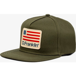 D.Franklin Ανδρικό Καπέλο Jockey Snapback Υφασμάτινο Χακί DFKSNA211-0052