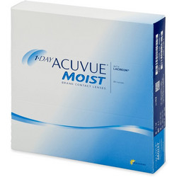 Acuvue Moist Ημερήσιοι Φακοί Επαφής Υδρογέλης με Φίλτρο UV 90τμχ