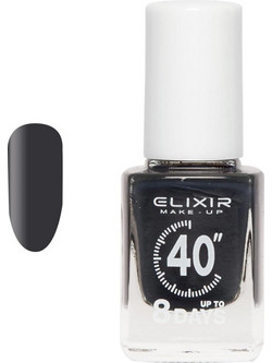 Elixir Up To 8 Days 377 Charcoal Gloss Βερνίκι Νυχιών Μακράς Διαρκείας 13ml