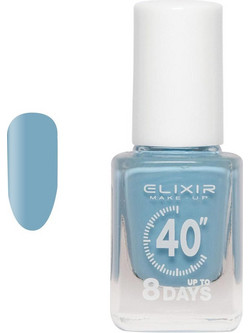 Elixir Up To 8 Days 160 Baby Blue Gloss Βερνίκι Νυχιών Μακράς Διαρκείας 13ml