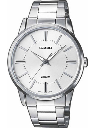 Casio Neobrite Ανδρικό Ρολόι με Ασημί Μεταλλικό Μπρασελέ MTP-1303D-7AVEF