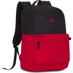 Rivacase Mestalla Backpack Laptop 15.6" Black / Pure Red