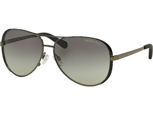 Michael Kors MK 5004 1013/11 Γυναικεία Γυαλιά Ηλίου Aviator Μεταλλικά Μαύρα με Μαύρο Degradee Φακό