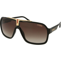 Carrera 1014/S 807/HA Αθλητικά Ανδρικά Γυαλιά Ηλίου Oversized Κοκάλινα Μαύρα με Μαύρο Polarized Φακό