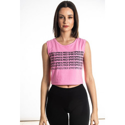 Paco & Co Γυναικείο Αθλητικό Crop Top Φούξια 213123