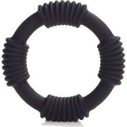 CalExotics Hercules Silicone Ring Ελαστικό Δαχτυλίδι Πέους Σιλικόνης Μαύρο