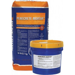 Penetron Mortar Επαλειφόμενο Στεγανωτικό Τσιμεντοειδές Κονίαμα Ταράτσας Γκρι 22.7kg