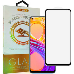 Tmax Premium 3D Full Glue Tempered Glass Γυαλί Προστασίας Οθόνης (Realme 8 Pro) Black