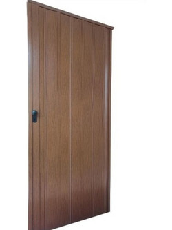 ΠΟΡΤΑ ΠΤΥΣΣΟΜΕΝΗ ΦΥΣΟΥΝΑ-ΦΥΣΑΡΜΟΝΙΚΑ PVC 88x220cm TEAK/ΜΕΛΙ FR-06/10 FRANS