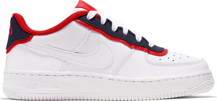 nike air force ones blue and red