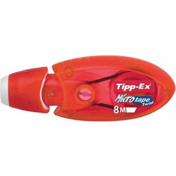 Tipp-Ex - Micro Tape Twist, Διορθωτική Ταινία Κόκκινο 5mm x 8M 513945-TPK