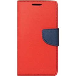 iS Fancy Book Case Red (Galaxy A72)