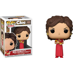 Funko Pop! Retro Toys Clue 49 Miss Scarlet with the Candlestick