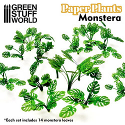Green Stuff World 10368 - Monstera Tropical Paper Plant laser cut