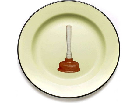 Seletti Πιάτο Ρηχό Πορσελάνης Plunger 26cm