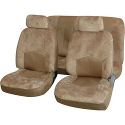 Autoline Alcantara Set Beige 5τμχ
