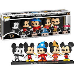 Funko Pop! 50 Walt Disney 5-Pack Archives Mickey Mouse Special Edition