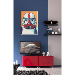 ΑΦΙΣΑ DISNEY STAR WARS 47594 (ΞΥΛΙΝΗ/PLEXIGLASS ΜΑΥΡΗ ΚΟΡΝΙΖΑ) 30x40cm