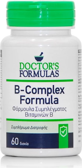 Doctor's Formulas B-Complex Formula 60 Ταμπλέτες | BestPrice.gr