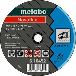 Metabo 616442000 NOVOFLEX 115X2.5X22.23 ΧΑΛΥΒΑ, TF 41