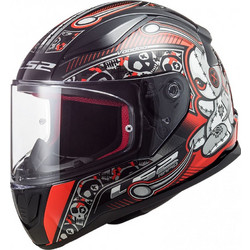 LS2 FF353J Rapid Voodoo Black / Red Κράνος Μηχανής Full Face 1200gr